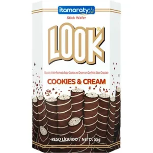 BISCOITO WAFER LOOK ITAMARATY 55G COOKIES CREAM
