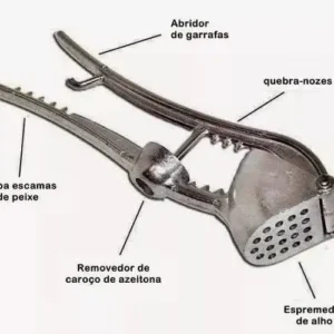 ESPREMEDOR DE ALHO ALUMINIO MK