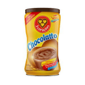 ACHOC EM PO CHOCOLATTO 3 CORACOES LT 370G