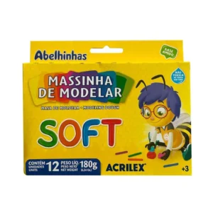 MASSINHA DE MODELAR ACRILEX C12CORES