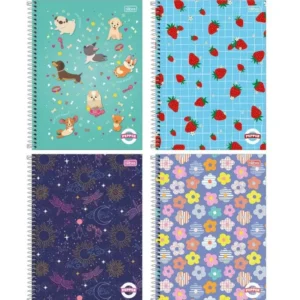 CADERNO CD TILIBRA 10X1 PEPPER FEMININO