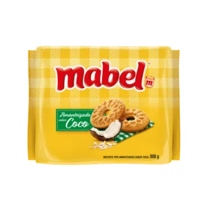 BISC MABEL AMANTEIGADO 300G COCO