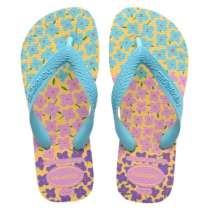 SAND HAVAIANAS KIDS FLORES AMARELOAZUL 290