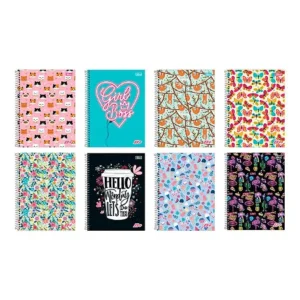 CADERNO CD TILIBRA FEMININO10X1 200FLS