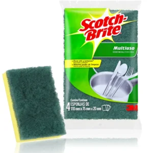 ESPONJA MULTIUSO SCOTCH BRITE 4UN