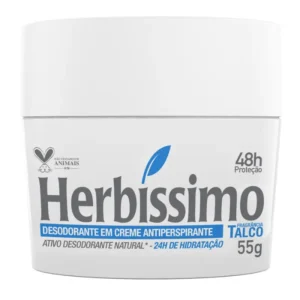 DESODORANTE CREME HERBISSIMO 55G TALCO 55G
