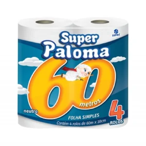 PAPEL HIG PALOMA NEUTRO FS 4X60M