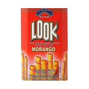 BISCOITO WAFER LOOK 55G MORANGO