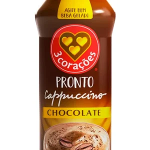 BEB LACTEA 3CORACOES CAPPUCCINO 260ML CHOCOLATE