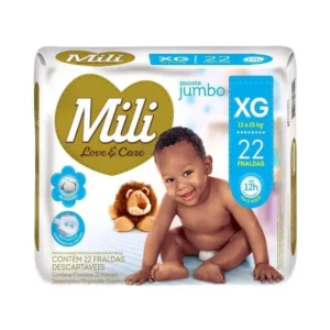 FRALDA DESC MILI LOVECARE JUMBO XG C22