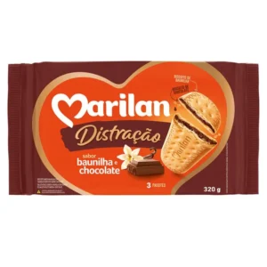 BISC MARILAN DISTRACAO 320G BAUNILHACHOCOLATE