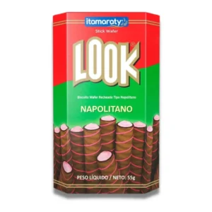 BISCOITO WAFER LOOK ITAMARATY 55G NAPOLITANO