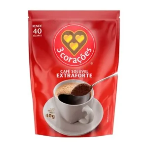 CAFE SOLUVEL 3CORACOES 40G EXTRAFORTE REFIL