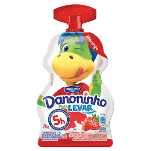 IOGURTE DANONINHO LEVAR 70G MORANGO