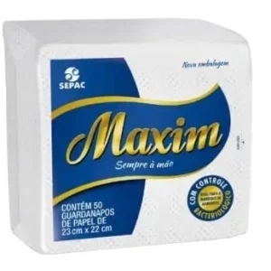 GUARDANAPO PAPEL MAXIM 23X22CM C50