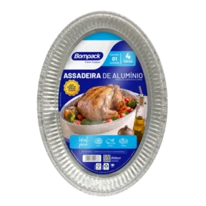 ASSADEIRA ALUMINIO BOMPACK 4L