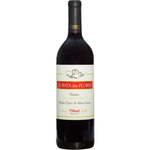 VINHO TINTO SUAVE QUINTA DAS FLORES 750ML