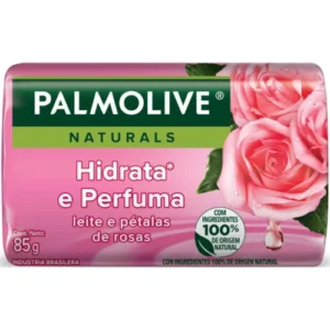 SABONETE PALMOLIVE 85G LEITE PETALAS ROSAS