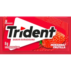 CHICLE TRIDENT 8G MORANGO