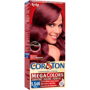 TINTURA COR TON VERMELHO AMORA 5.546