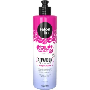 ATIVADOR CACHOS SALON LINE 400ML FIXACAO MAXIMA