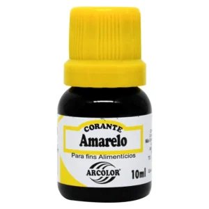 CORANTE LIQ ARCOLOR 10ML AMARELO