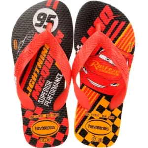 SAND HAVAIANAS KIDS TOP CARS LARANJA CITRUS 2526