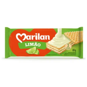 BISCOITO WAFER MARILAN 115G LIMAO