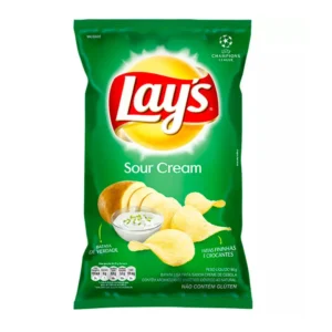 SALG ELMA CHIPS LAYS 80G SOUR CREAM