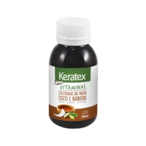 OLEO CAPILAR KERATEX 60ML COCO E BABOSA
