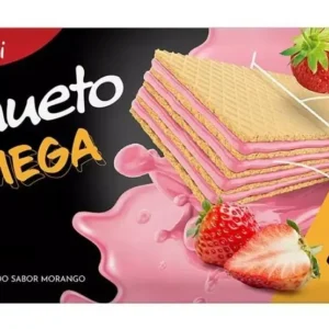 BISCOITO WAFER PARATI MINUETO 105G MEGA MORANGO