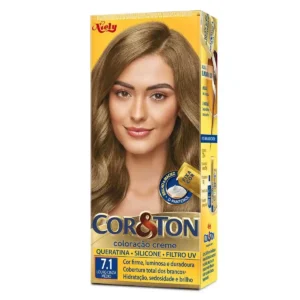 TINTURA COR TON LOURO CINZA 7.1