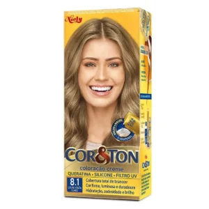 TINTURA COR TON LOURO CINZA 8.1