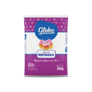 ACUCAR REFINADO GLOBO 1KG