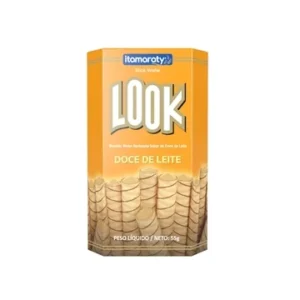 BISCOITO WAFER LOOK 55G DOCE DE LEITE