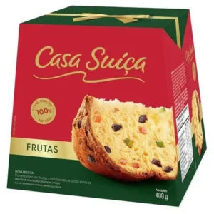 PANETONE CASA SUICA 400G FRUTAS