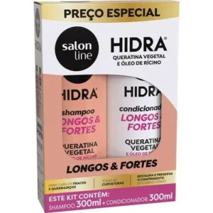 KIT SH CONDIC SALON LINE 600ML HIDRA ORIGINAL