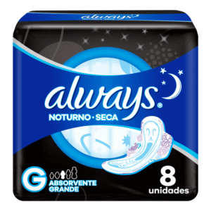 ABSORVENTE ALWAYS NOTURNO SECA COM ABAS