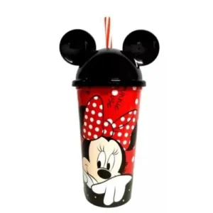 COPO SHAKE CANUDO MINNIE ORELHA 500ML