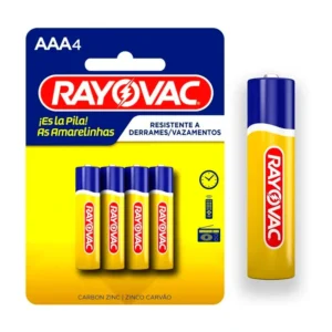 PILHA RAYOVAC ZINCO PEQUENA C4