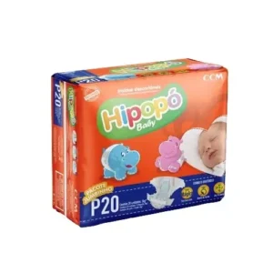 FRALDA DESC HIPOPO BABY P C20