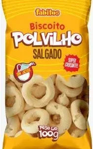 BISCOITO POLVILHO FABITOS 100G SALGADO