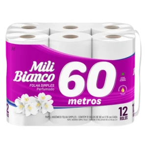 PAPEL HIG MILI BIANCO PERF FS 12X60M