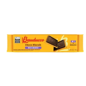 BISC BAUDUCCO 80G CHOCO BISCUIT MEIO AMARGO