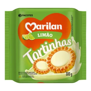 BISC MARILAN TORTINHAS 300G LIMAO
