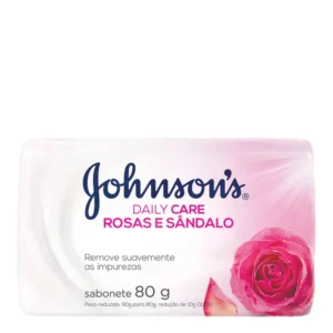 SABONETE JOHNSONS 80G ROSAS SANDALO