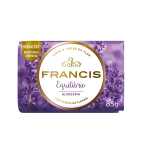 SABONETE FRANCIS SUAVE 85G ALFAZEMA