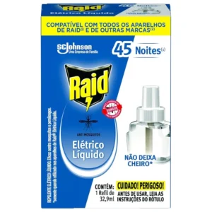 REPELENTE RAID REFIL ELETRICO LIQUIDO 32,9ML