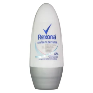 DESODORANTE ROLL ON REXONA 50ML SEM PERFUME