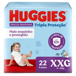 FRALDA DESC HUGGIES TRIPLA PROTECAO XXG C22